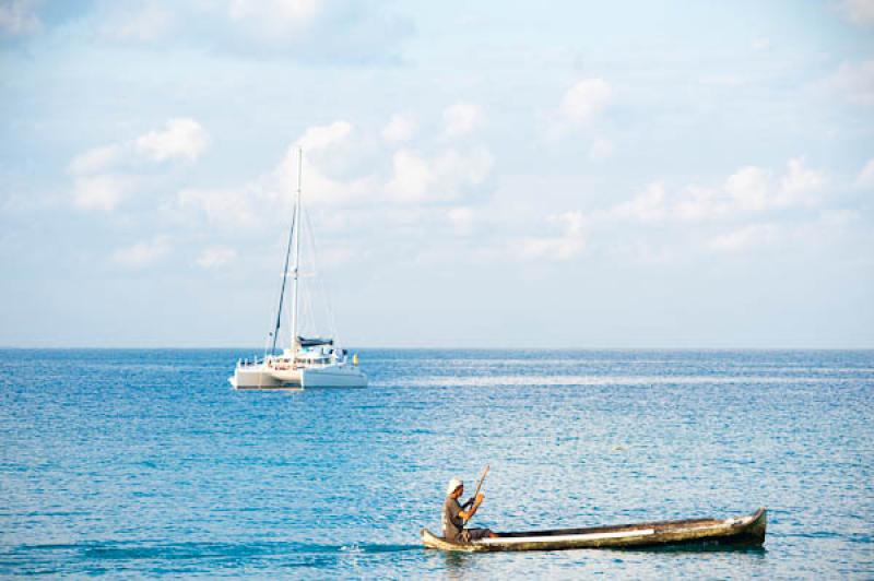 Pescador en el Mar