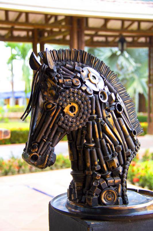 Escultura de un Caballo