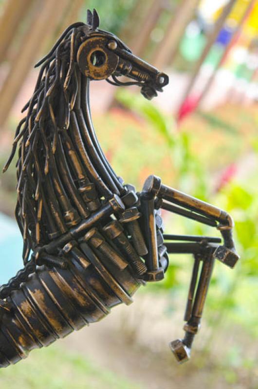 Escultura de un Caballo