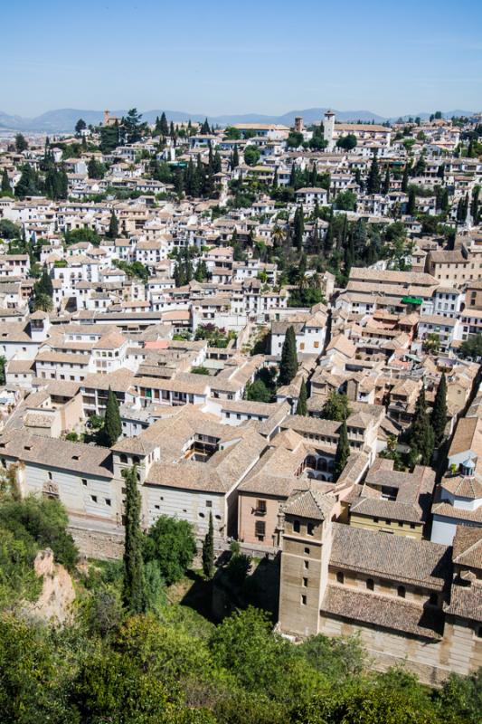 Panoramica de Granada, Andalucia, España, Europa