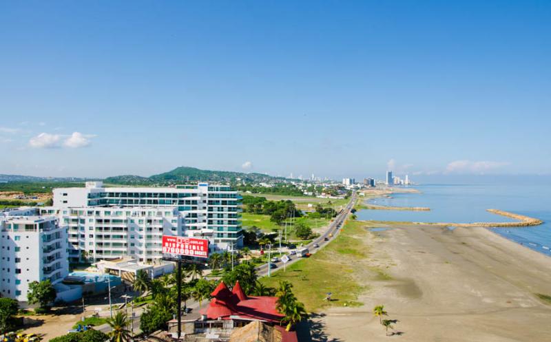 Panoramica de la Ciudad de Cartagena, Bolivar, Col...