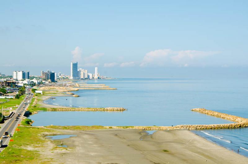 Panoramica de la Ciudad de Cartagena, Bolivar, Col...