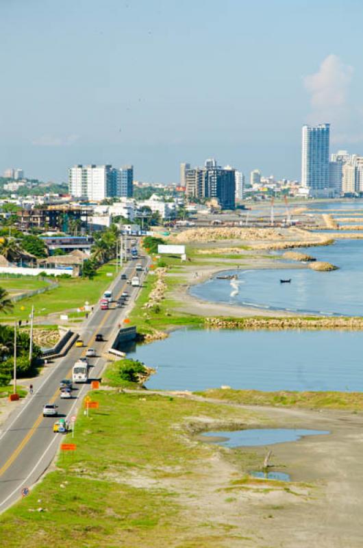 Panoramica de la Ciudad de Cartagena, Bolivar, Col...