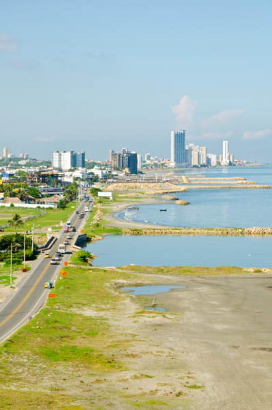 Panoramica de la Ciudad de Cartagena, Bolivar, Col...