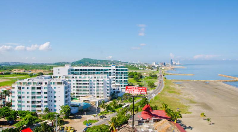 Panoramica de la Ciudad de Cartagena, Bolivar, Col...