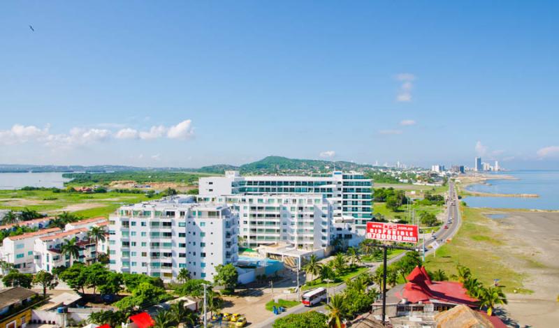 Panoramica de la Ciudad de Cartagena, Bolivar, Col...