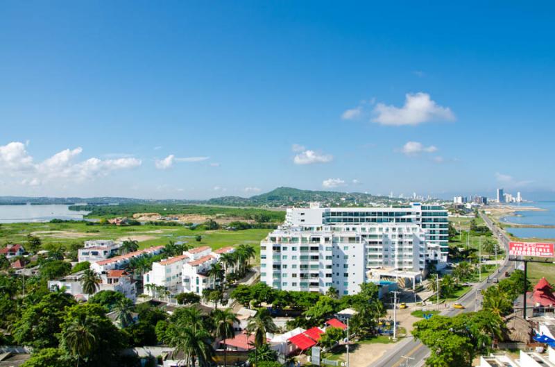 Panoramica de la Ciudad de Cartagena, Bolivar, Col...