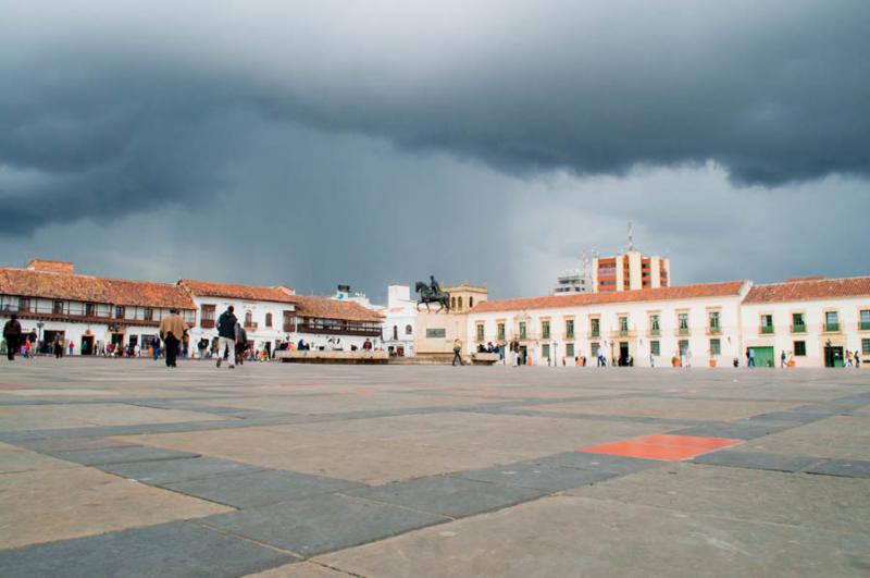 Plaza de Bolivar, Tunja, Boyaca, Colombia