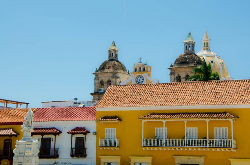 Plaza de la Aduana, Cartagena, Bolivar, Colombia