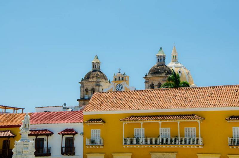 Plaza de la Aduana, Cartagena, Bolivar, Colombia