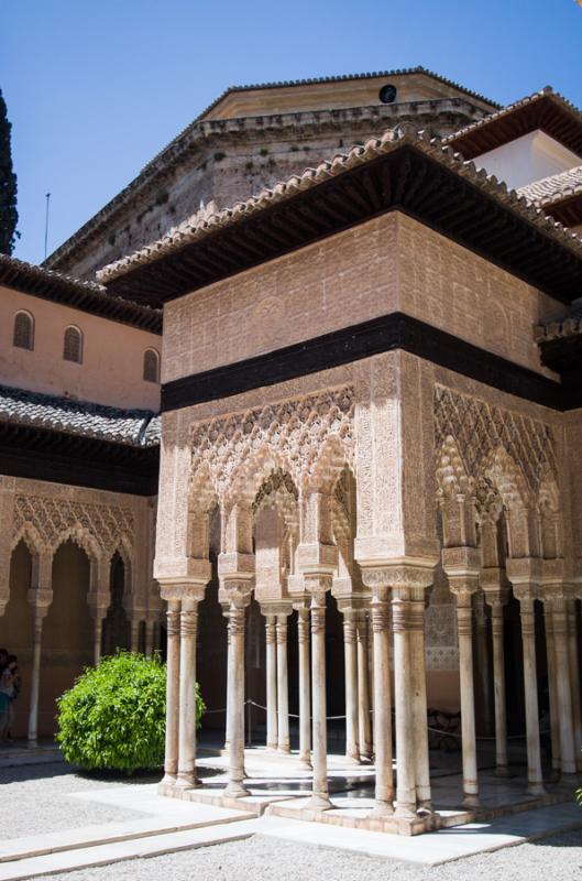 Patio de los Leones, Palacios Nazaries, Alhambra, ...