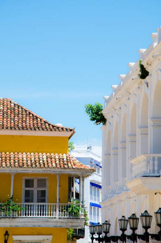 Arquitectura Colonial, Cartagena, Bolivar, Colombi...