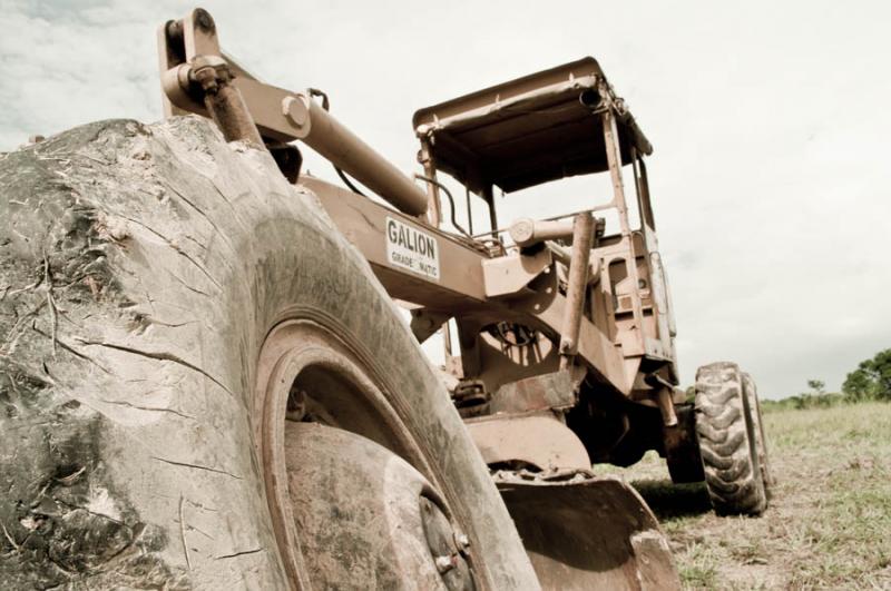 Tractor en el Campo