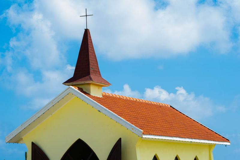 Alto Vista Chapel, Holanda, Aruba, Oranjestad, Ant...