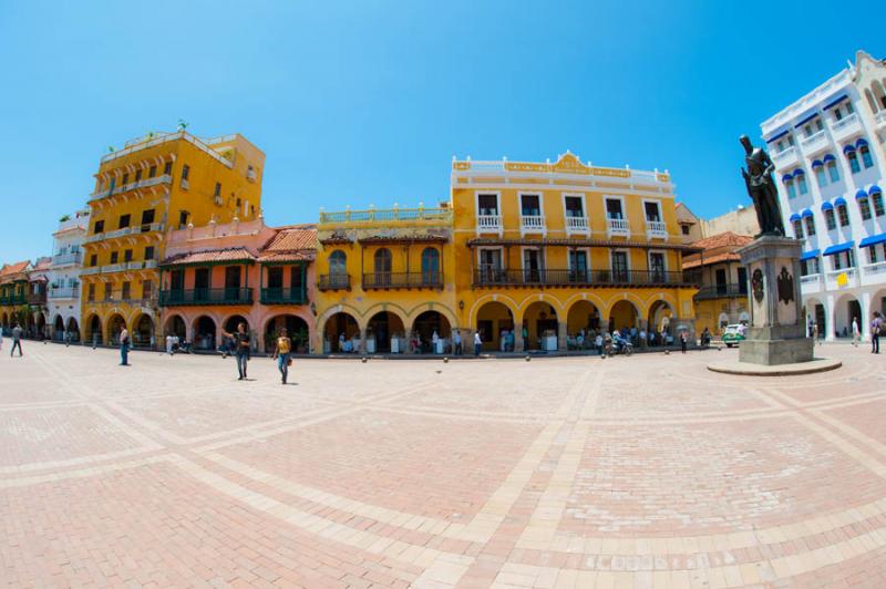 Plaza de los Coches, Cartagena, Bolivar, Colombia