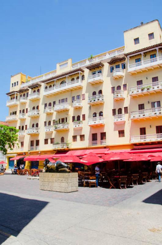 Plaza de Santo Domingo, Cartagena, Bolivar, Colomb...