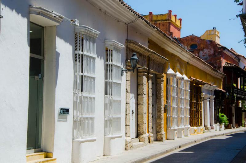 Arquitectura Colonial, Cartagena, Bolivar, Colombi...