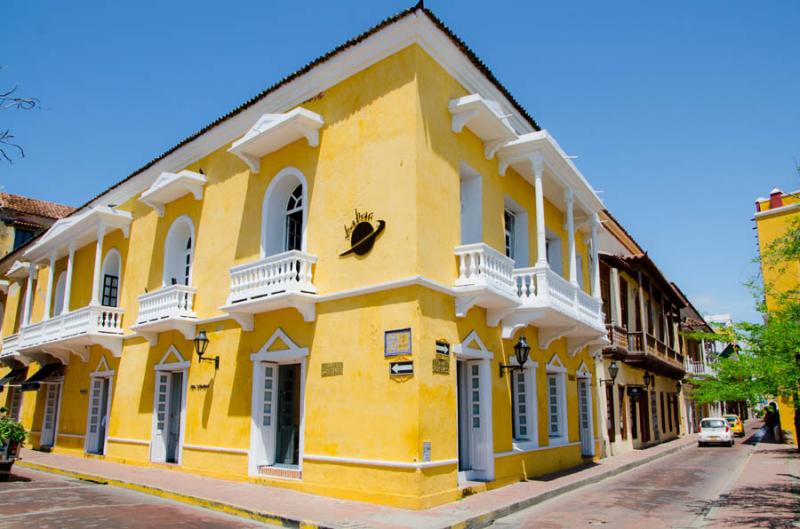 Arquitectura Colonial, Cartagena, Bolivar, Colombi...