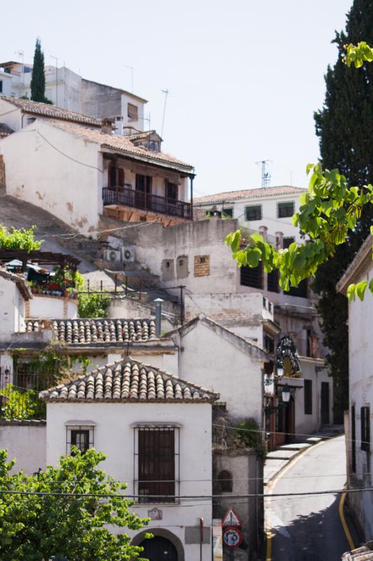 Barrio del Albaicin, Granada, Andalucia, España, ...