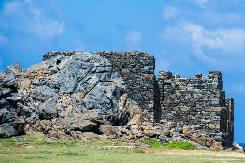 Bushiribana Gold Mine Ruins, Aruba, Oranjestad, An...