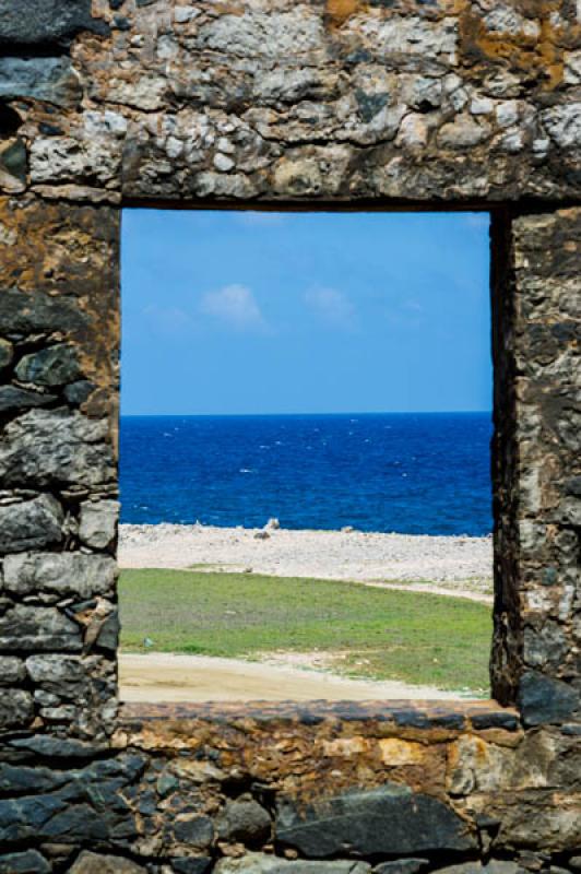 Bushiribana Gold Mine Ruins, Aruba, Oranjestad, An...