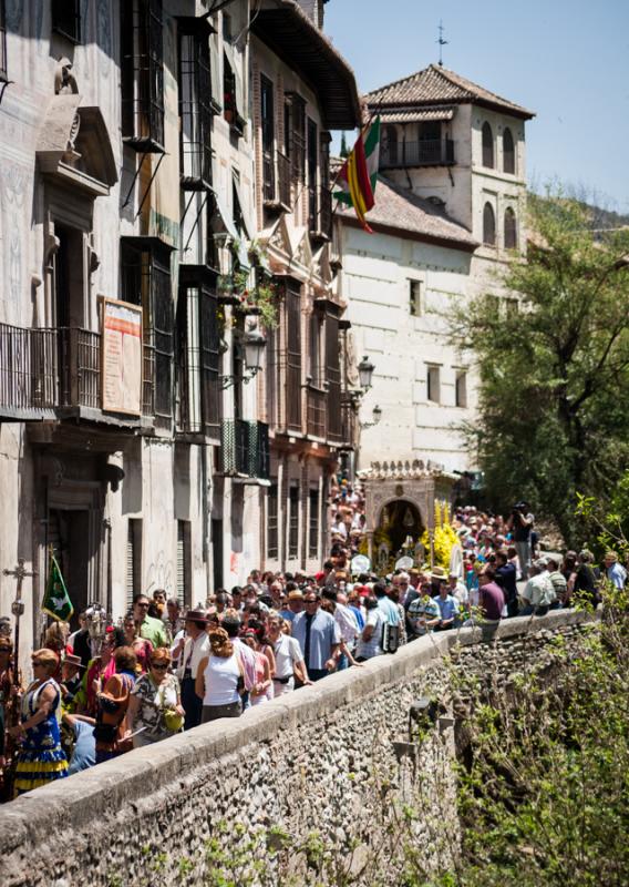 Carrera del Darro, Granada, Andalucia, España, Eu...