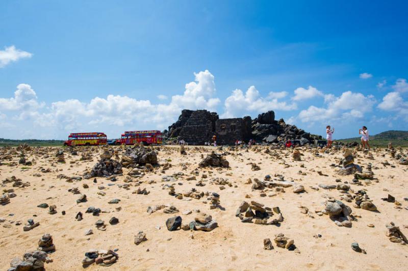 Bushiribana Gold Mine Ruins, Aruba, Oranjestad, An...