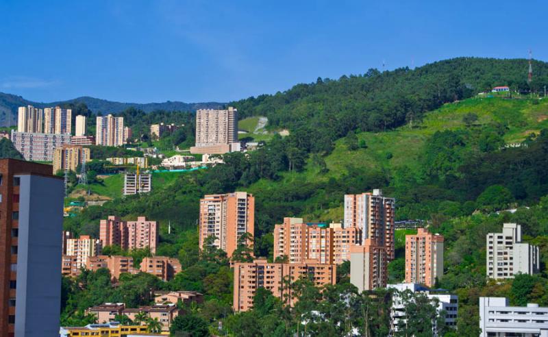 Panoramica de la Ciudad de Medellin, Antioquia, Co...