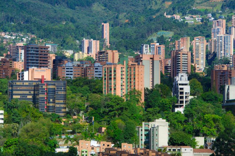 Panoramica de la Ciudad de Medellin, Antioquia, Co...