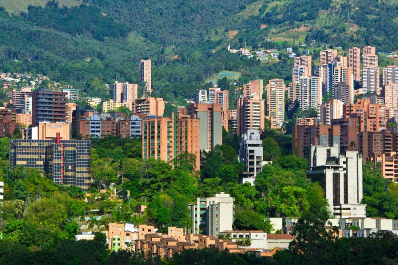 Panoramica de la Ciudad de Medellin, Antioquia, Co...