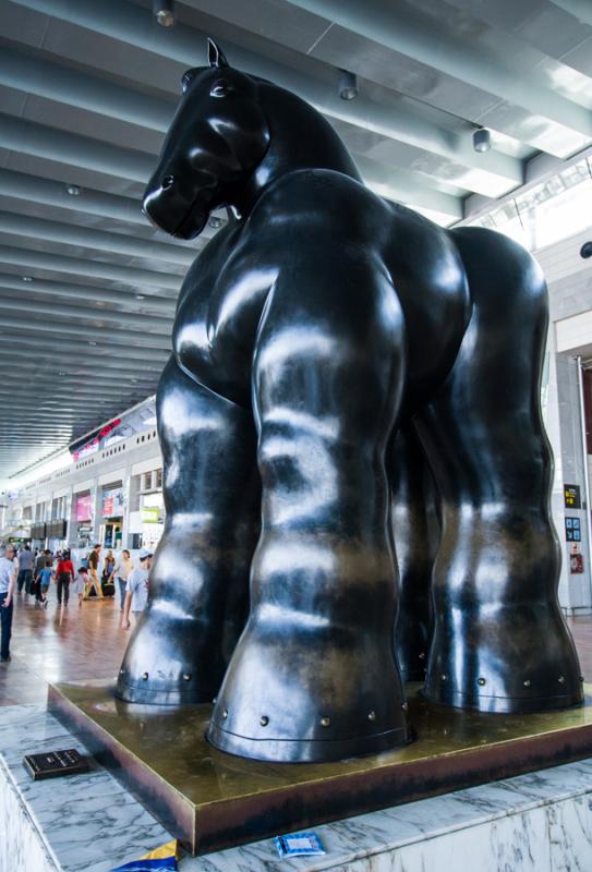 Caballo Negro en el Aeropuerto del Prat, Barcelona...