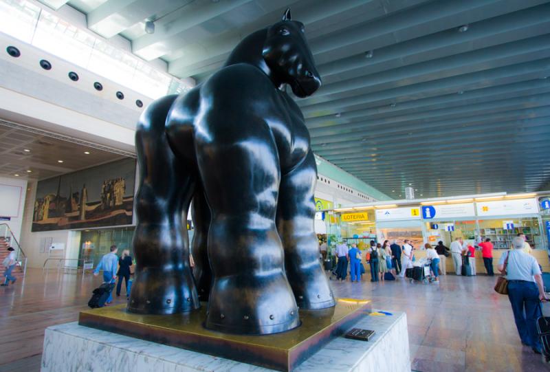 Caballo Negro en el Aeropuerto del Prat, Barcelona...