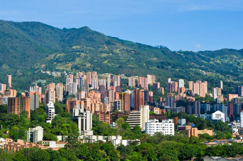 Panoramica de la Ciudad de Medellin, Antioquia, Co...