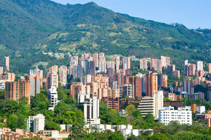 Panoramica de la Ciudad de Medellin, Antioquia, Co...