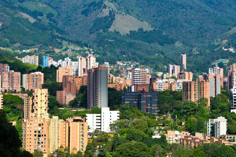 Panoramica de la Ciudad de Medellin, Antioquia, Co...