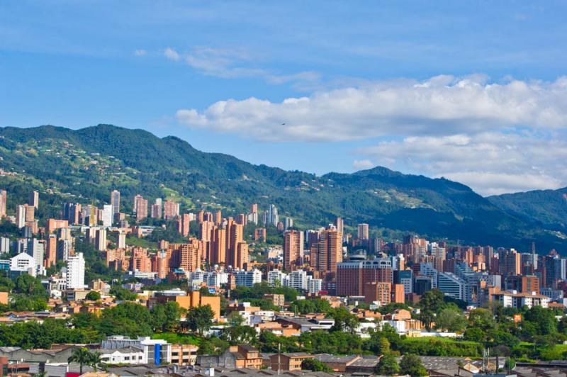 Panoramica de la Ciudad de Medellin, Antioquia, Co...