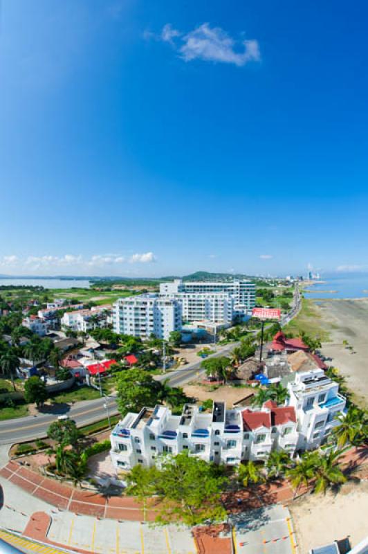 Panoramica de la Ciudad de Cartagena, Bolivar, Col...