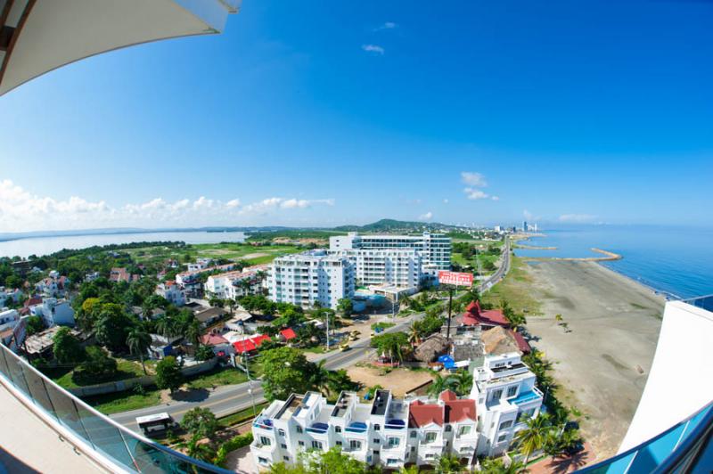 Panoramica de la Ciudad de Cartagena, Bolivar, Col...