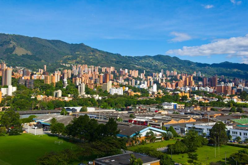 Panoramica de la Ciudad de Medellin, Antioquia, Co...