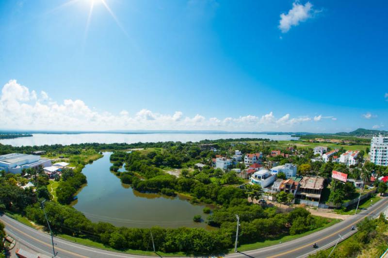 Panoramica de la Ciudad de Cartagena, Bolivar, Col...