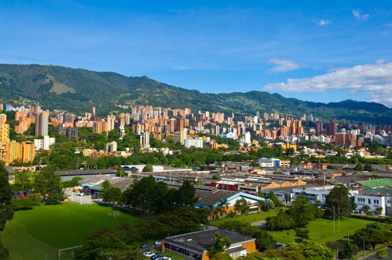 Panoramica de la Ciudad de Medellin, Antioquia, Co...