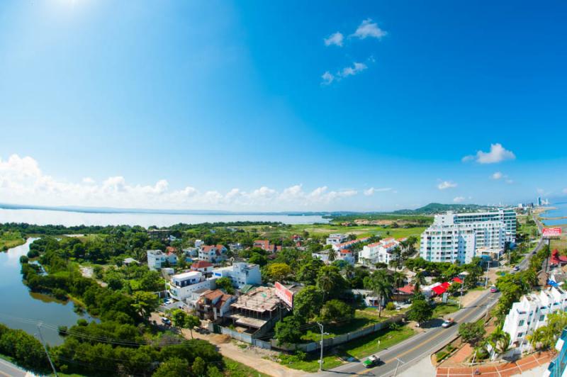 Panoramica de la Ciudad de Cartagena, Bolivar, Col...