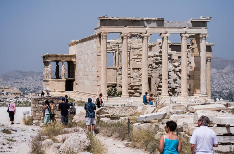 Templo de Erecteion, Acropolis, Atenas, Grecia, Eu...