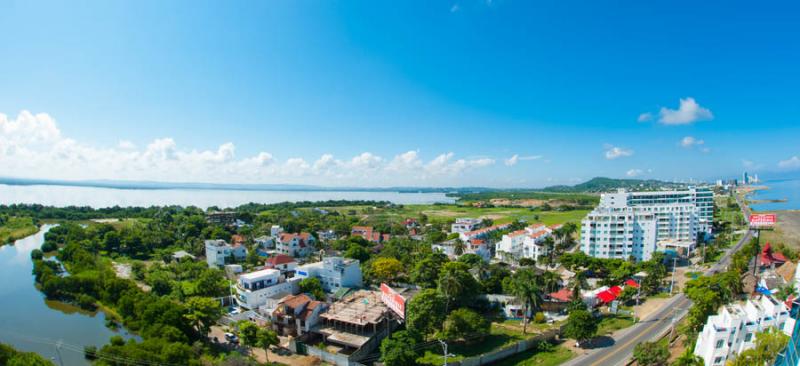 Panoramica de la Ciudad de Cartagena, Bolivar, Col...