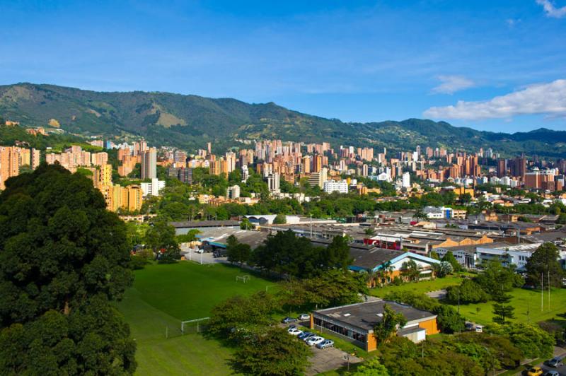 Panoramica de la Ciudad de Medellin, Antioquia, Co...