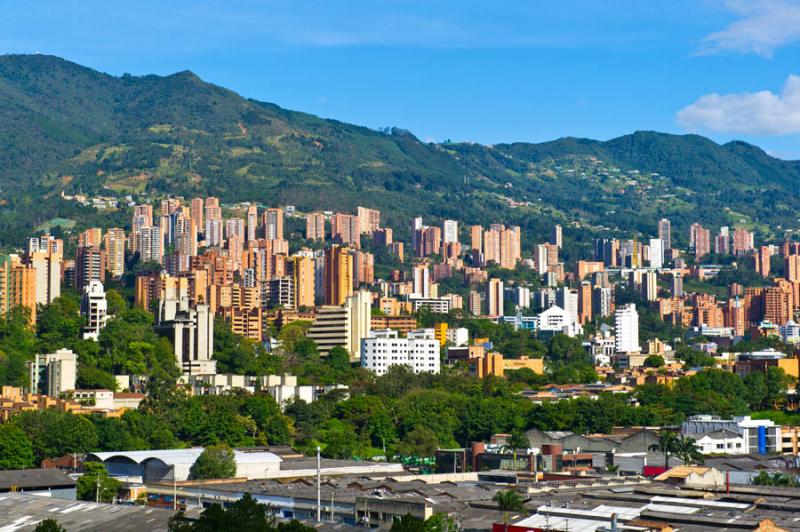 Panoramica de la Ciudad de Medellin, Antioquia, Co...