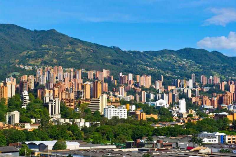 Panoramica de la Ciudad de Medellin, Antioquia, Co...