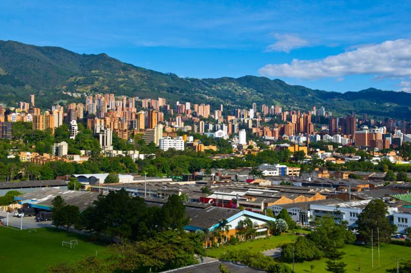 Panoramica de la Ciudad de Medellin, Antioquia, Co...