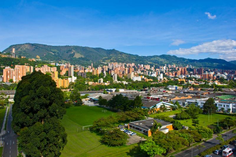 Panoramica de la Ciudad de Medellin, Antioquia, Co...