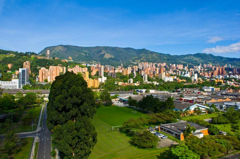 Panoramica de la Ciudad de Medellin, Antioquia, Co...